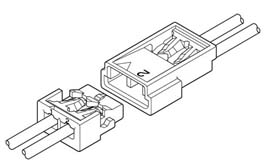 Schematic photo of ACH connector (W to W)