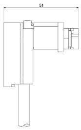 Schematic photo of FAH connector (Screw Lock Type)