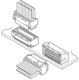Schematic photo of GHD Connector (Tin-plated product)