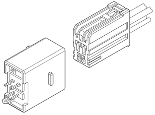 Schematic photo of HSDP Connector