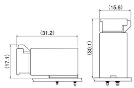 Schematic photo of JFA Connector J4000 Series (W to B 6.0mm pitch)