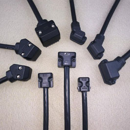 Close up image of JFA connector Connector kits for motor