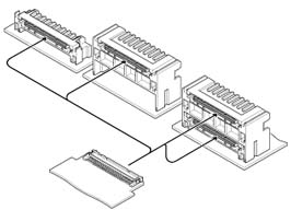 Schematic photo of RHM Connector