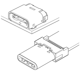 Schematic photo of UBC Connector