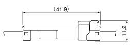 Schematic photo of WPJ connector (W to W)