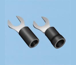 Close up image of Fork tongue terminal (X-type, Vinyl-insulated)