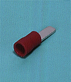 Close up image of Blade terminal (AF-type, Vinyl-insulated) (flared)