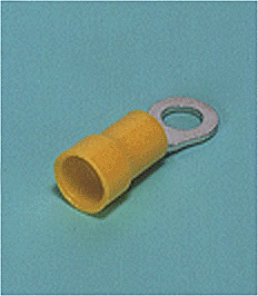 Close up image of Ring tongue terminal (R-type, Nylon-insulated) (flared)