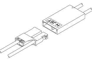Schematic photo of BHT connector (W to W)