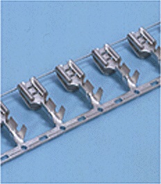 Close up image of Tab-on terminal 250 Tab-on piggyback type