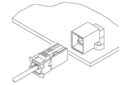 Schematic photo of CN Connector (W to B)