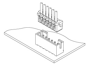 Schematic photo of CR Connector