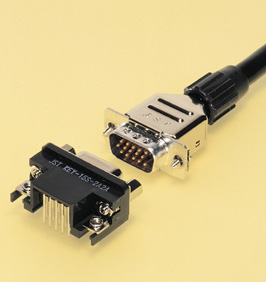 Close up image of Dsub Connector JK series