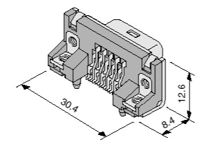 Schematic photo of Dsub Connector KS series