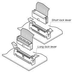 Schematic photo of RA Connector IDC type