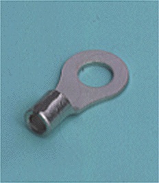 Close up image of Ring tongue terminal (R-type, Non-insulated/of nickel)