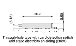 Schematic photo of SD connector