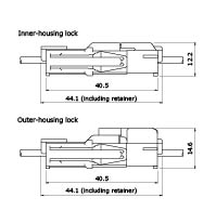 Schematic photo of VL Connector (HIGH CURRENT TYPE)