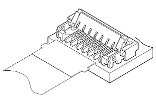 Schematic photo of FXV connector