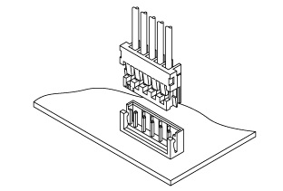 Schematic photo of HR Connector (Crimp style)