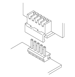 Schematic photo of HVQ Connector