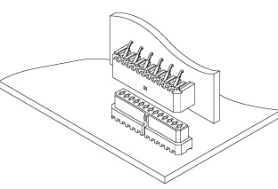 Schematic photo of JE Connector