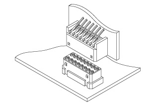 Schematic photo of JED Connector