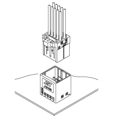 Schematic photo of JFA Connector J2000 series (W to B)