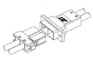 Schematic photo of JFA Connector J5000 series(W to W)