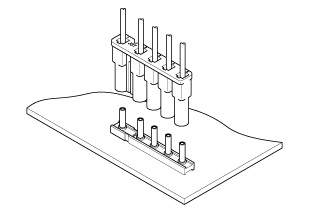 Schematic photo of LV Connector