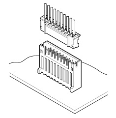Schematic photo of PH Connector (High box type)