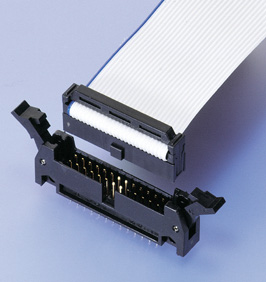 Close up image of RA Connector IDC type