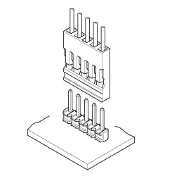 Schematic photo of RE Connector