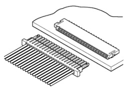 Schematic photo of SHL Connector