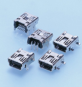 Close up image of UB Connector mini-B-type