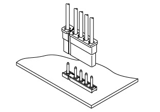 Schematic photo of V Connector