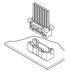 Schematic photo of XAD Connector (W to B)