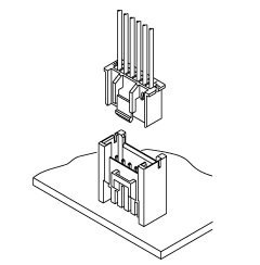 Schematic photo of XM Connector (High box type)