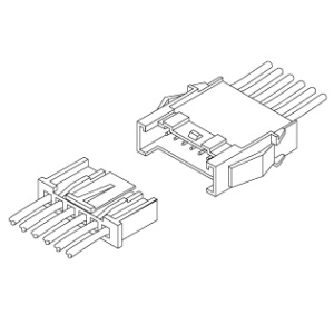 Schematic photo of XA Connector (W-W)