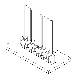 Schematic photo of SGN connector