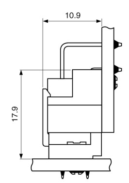 Schematic photo of DIN Connector