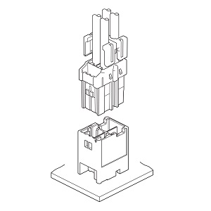 Schematic photo of BNI connector