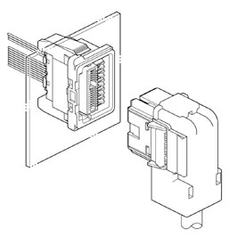Schematic photo of DAC connector
