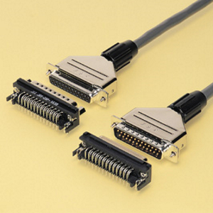 Close up image of Dsub connector J series