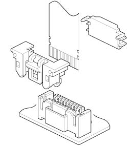 Schematic photo of FOX connector