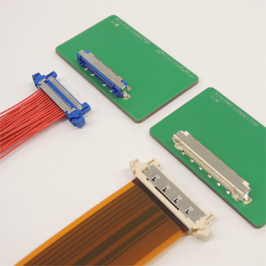 Close up image of FWG connector (Connectors for FPC and FFC)