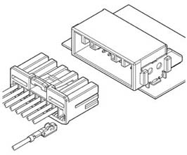 Schematic photo of HCH connector