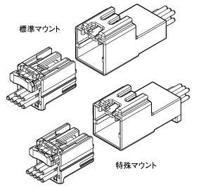 Schematic photo of HIC connector