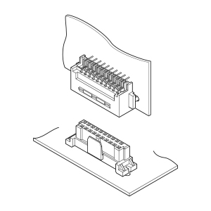 Schematic photo of JDV connector