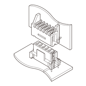 Schematic photo of JL connector